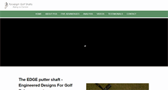 Desktop Screenshot of paradigmgolfshafts.com