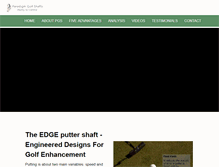 Tablet Screenshot of paradigmgolfshafts.com